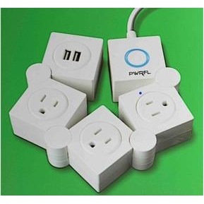 Vivitar® Multi-Outlet Swivel 3-AC/2-USB Power Strip