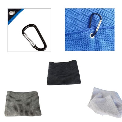 Golf Sport Towel w/Carabiner