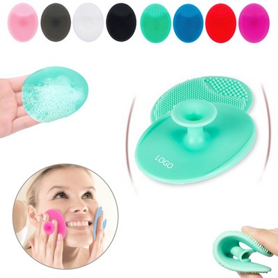 Silicon Facial Cleaning Brush w/Sucker