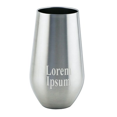 16 Oz. Apollo™ Stainless Steel Stemless Wine Glass