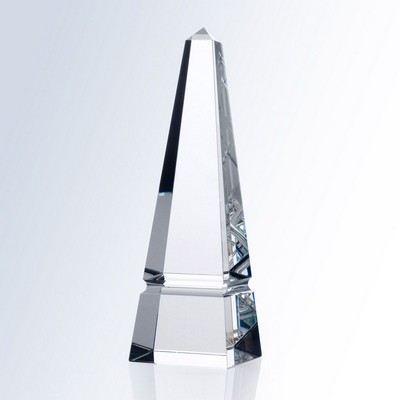 Extra Small Groove Obelisk Optic Crystal Award