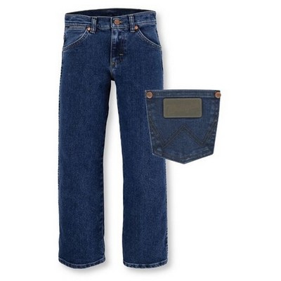 Wrangler® Western Boy's Stone Wash Blue Active Flex Jeans