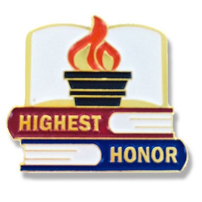 Highest Honor Lapel Pin (1" x 7/8")