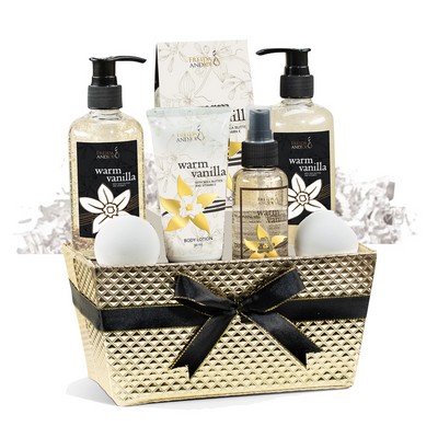 Vanilla Bath & Body Basket