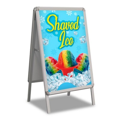 Shaved Ice Pre Printed A-Frame - Blue