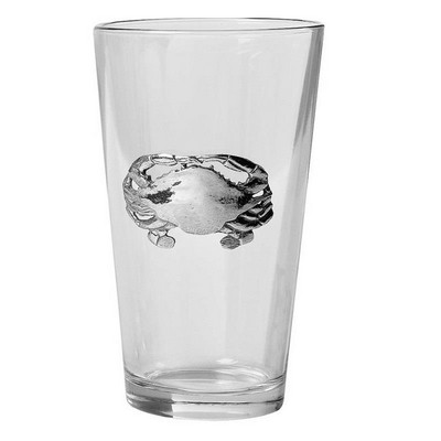 Salisbury Blue Crab Pint Glasses (Set of 4)