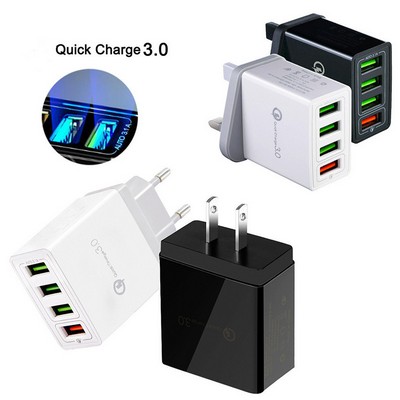 USB Wall Charger Adapter Fast Charging Block Compatible