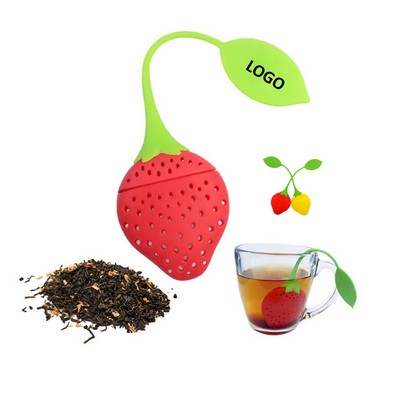 Strawberry Shaped Silicone Tea Infuser