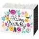 Large Birthday Flowers Theme Gift Basket Box