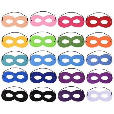 Figure Eight Party Dress Up Felt Superhero Eye Mask