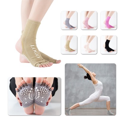 Half Toe Non slip Grip Yoga Socks