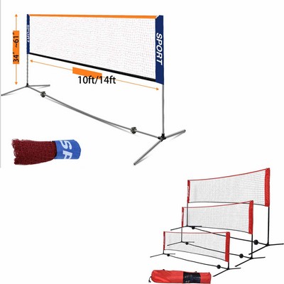 Adjustable Portable Net for Junior Tennis Kids Volleyball