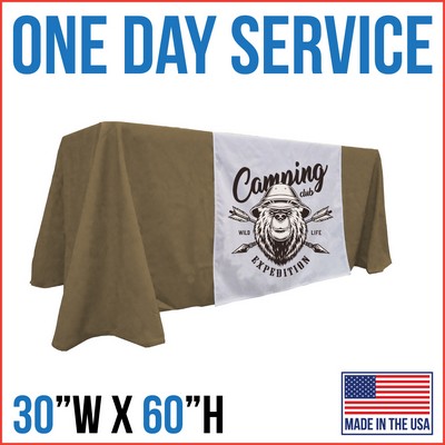 Rush 1 Day Service | 30"W x 60"L Table Runner - Made in the USA