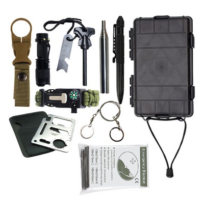 Outdoor Survival Tactical Equipment Multiple Function Tool Box