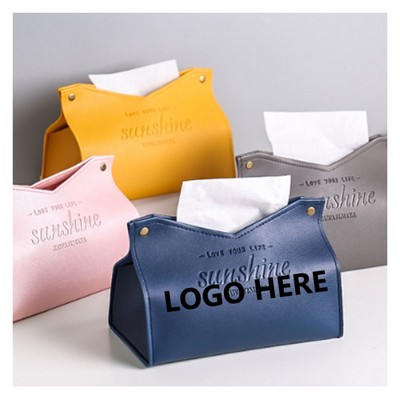 Leather Tissue Box (7.9"x4.72"x5.2")