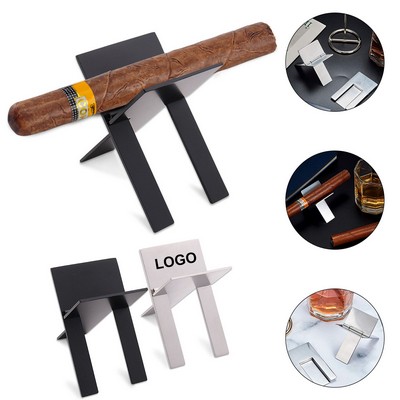 Stainless Steel Foldable Cigar Holder Cigarette Stand