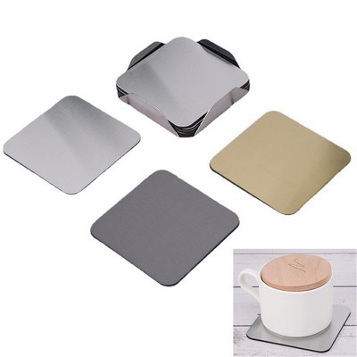 Square Stainless Steel Coasters