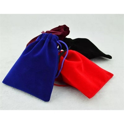 Soft Mini Velvet Drawstring Pouch