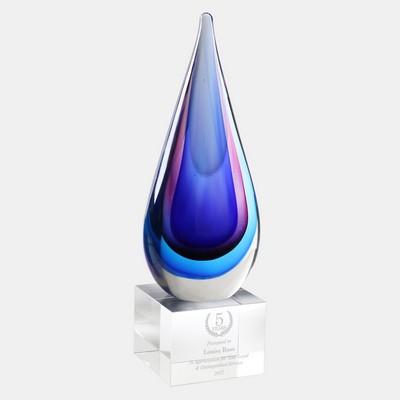 Blue/Pink Teardrop Award (S)