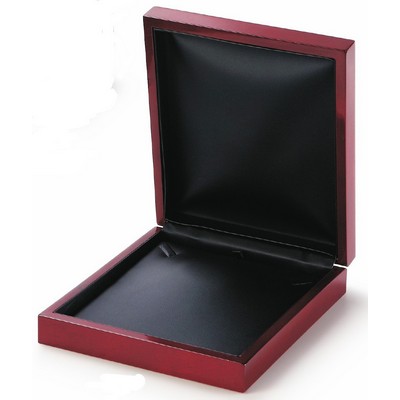 Mahogany Wood Necklace Box