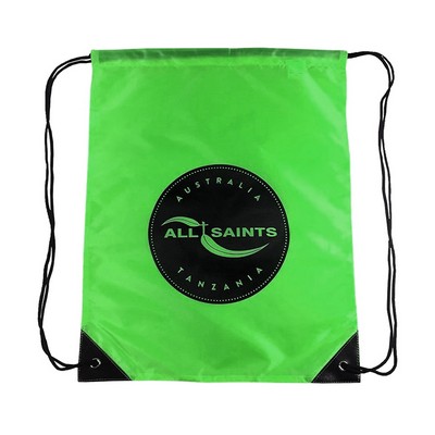 Classic Polyester Drawstring Backpacks