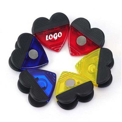 Heart Shaped Magnetic Memo Clip