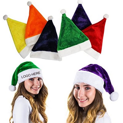 Thickened Plush Christmas Hat