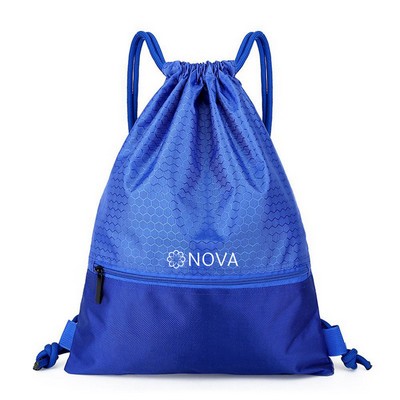 Drawstring Backpack Bag Sport Gym Sackpack