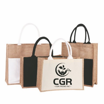 Personalized Eco-Friendly Jute Carryall