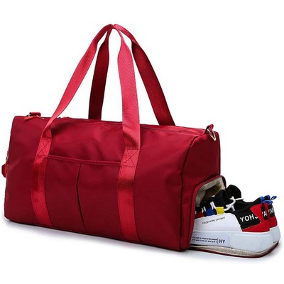 Large Capacity Duffle Bags With Shoes Compartment