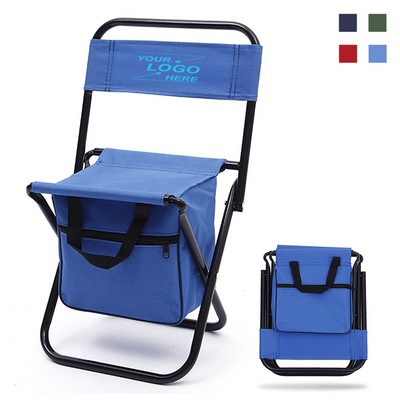 Portable 2-in-1 Folding Cooler Chair