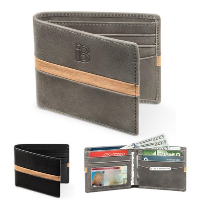 RFID Blocking Genuine Leather Wallet For Men