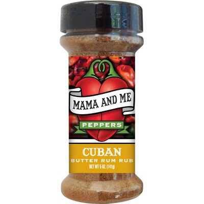 Cuban Butter Rum Rub (half pint) w/shaker cap