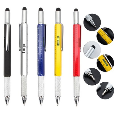 6 in 1 Multitool Stylus Ballpoint Pen