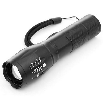 "Tactical COB Flashlight with Powerful LED Illumination"