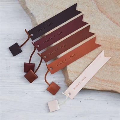 PU Leather Bookmark Classic Stitched Bookmark Page Markers Reading Gifts