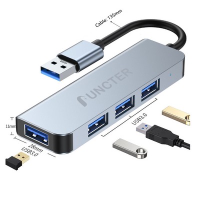 4 In 1 Multiport Hub USB Adapter USB Expander Data Transmission