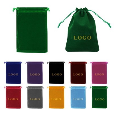 MOQ 50pcs Velvet Drawstring Bags Gift Bag