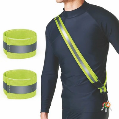 Reflective Sash For Walking At Night