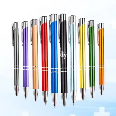 Metal Ballpoint Pens with Retractable Design