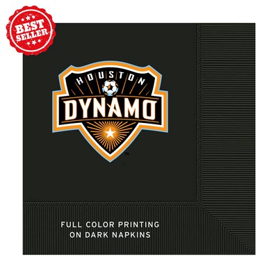 Black Cocktail Napkins 3-ply - Full Color Print on Any Color Napkin