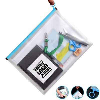 A4 Zip Document File Folder Expanding Envelope