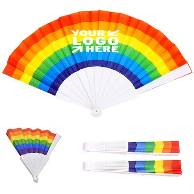 Folding Rainbow Fan