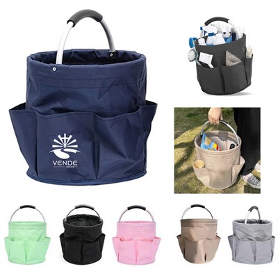 Foldable Multi Pocket Picnic Basket