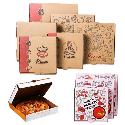 Custom Full Color Craft Pizza Box