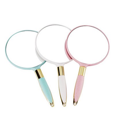 Portable Cosmetic Mirror with Handle