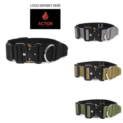 Nylon Thickened Tactical Dog Collar