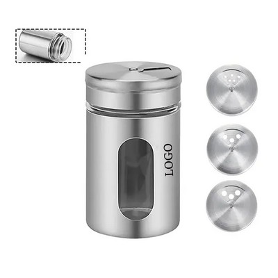 Stainless Steel Salt and Spice Jars