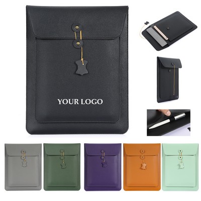 A4 Paper File Pouch PU Envelope Bag