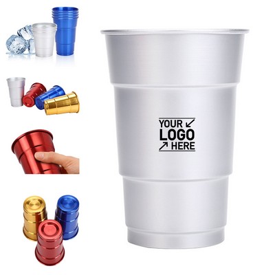 17 Oz Food Grade Aluminum Oxide Bamboo Joint Beer Cup